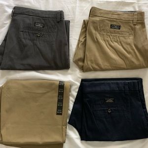 Four Pairs Banana Republic Men’s Chinos 36x30